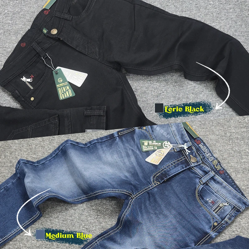 2J112 x 2J113 Medium Blue & Eerie Black Denim COMBO OFFER
