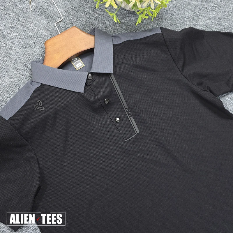 Eigengrau with Grey Blue - Steelblanc Polo Shirt