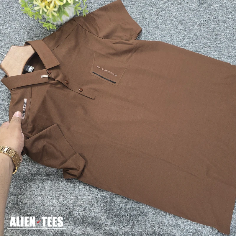 1R86 Raw Umber - Sienaro Polo Shirt