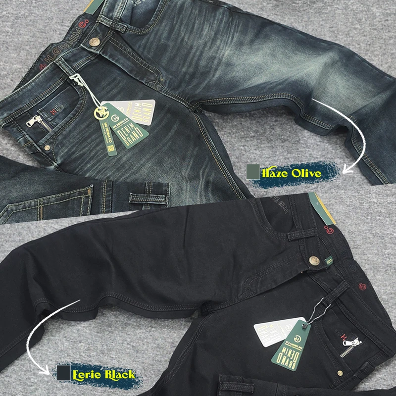 2J115 x 2J113 Haze Olive & Eerie Black Denim COMBO OFFER