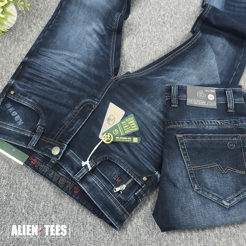 2J114 Faded Dark Blue - Wash Rawline Denim
