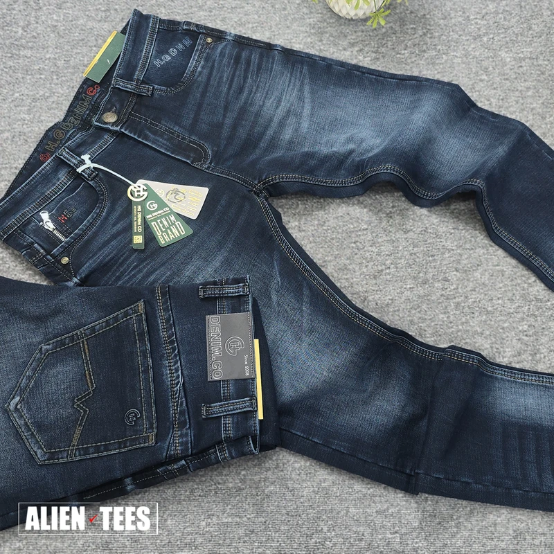 2J114 Faded Dark Blue - Wash Rawline Denim