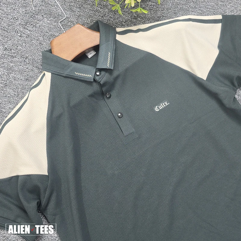 1R93 Kaitoke Green With Eerie Black Contrasto Polo Shirt