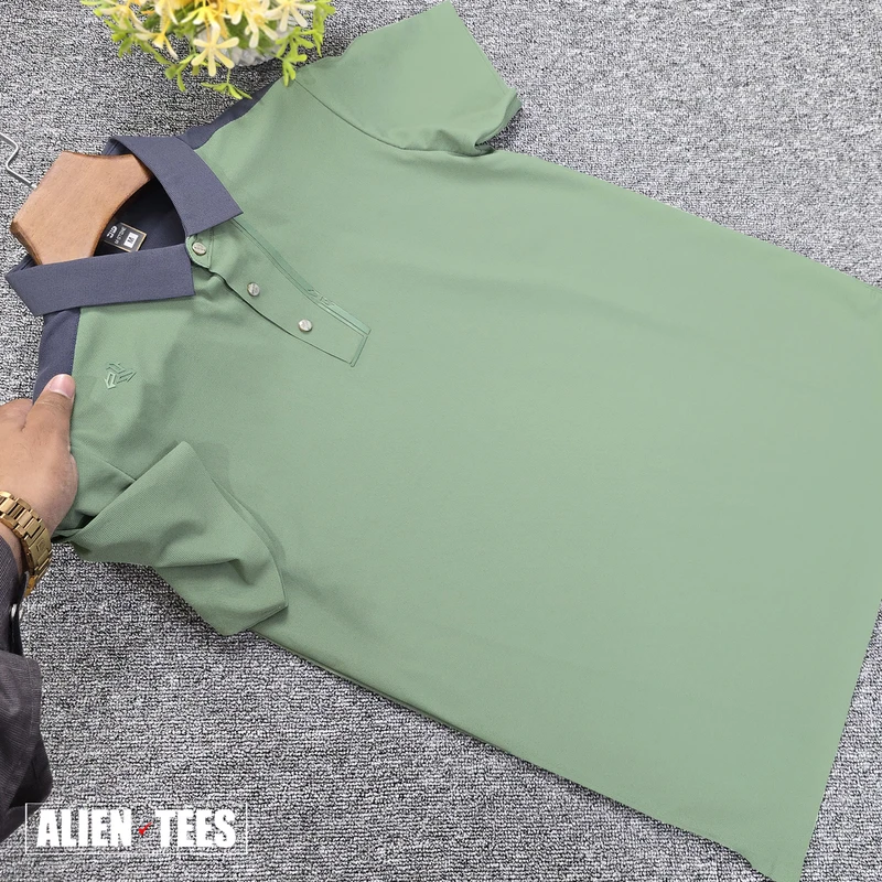 Laurel Green with Pickled Bluewood - Steelblanc Polo Shirt