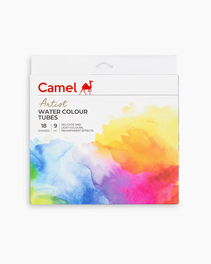 Camel Artist Water Colour Tubes (9ml) - 18 Shades
