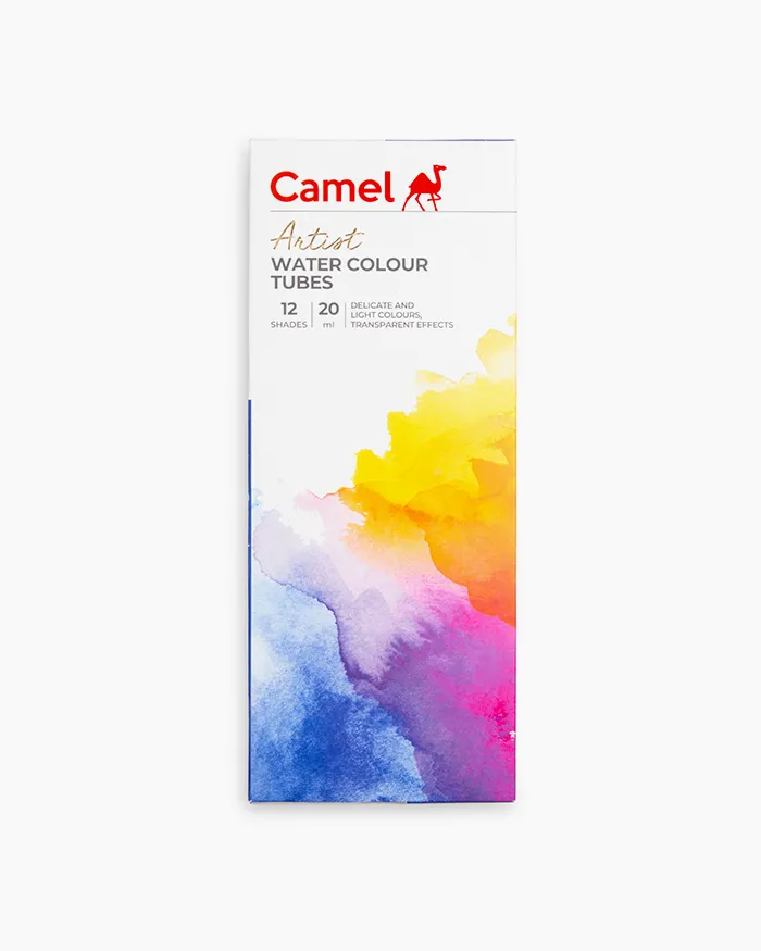 Camel Artist Water Colour Tubes (20ml) - 12 Shades