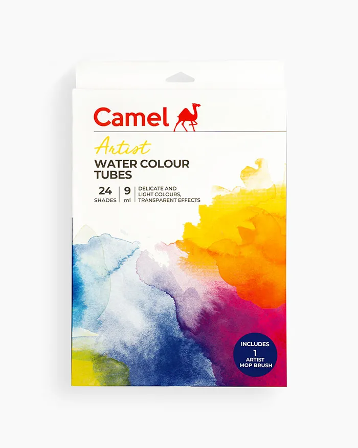 Camel Artist Water Colour Tubes (9ml) - 24 Shades