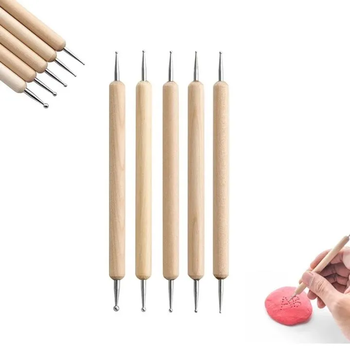 Keep Smiling Mandala Wooden Dotting Tools (Pack of 5)