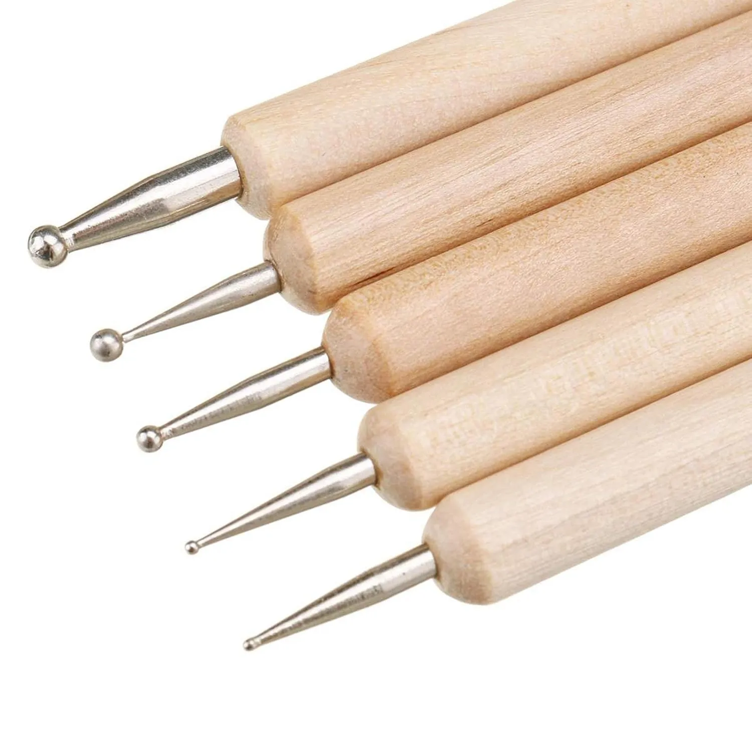 Keep Smiling Mandala Wooden Dotting Tools (Pack of 5)
