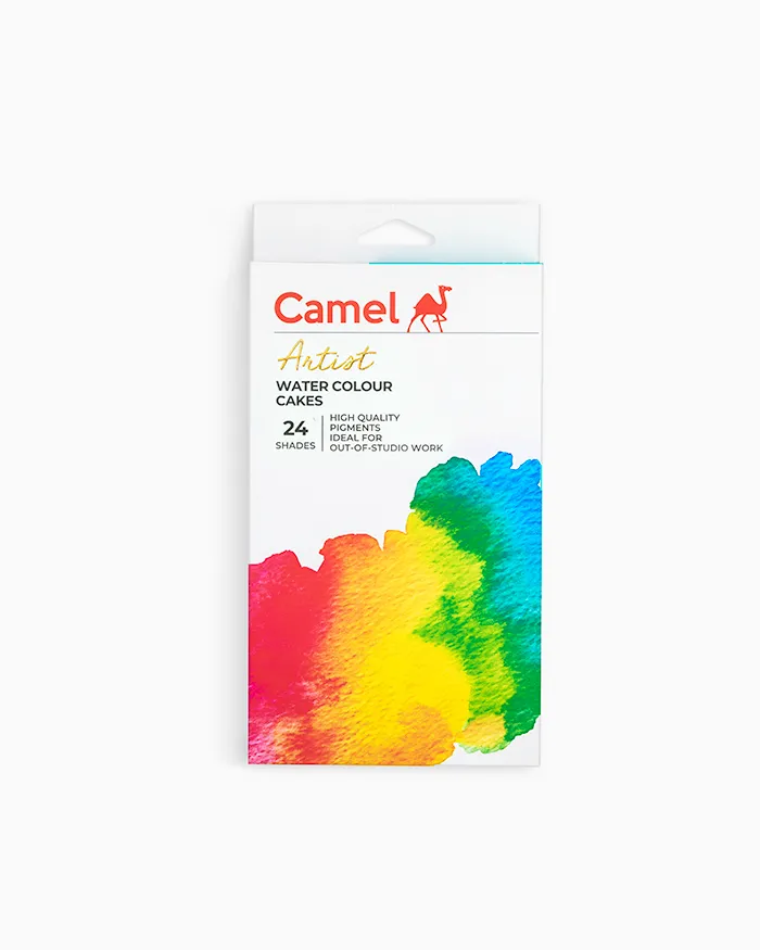 Camel Artist Water Colour Cakes 24 Shades