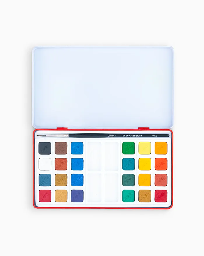 Camel Artist Water Colour Cakes 24 Shades