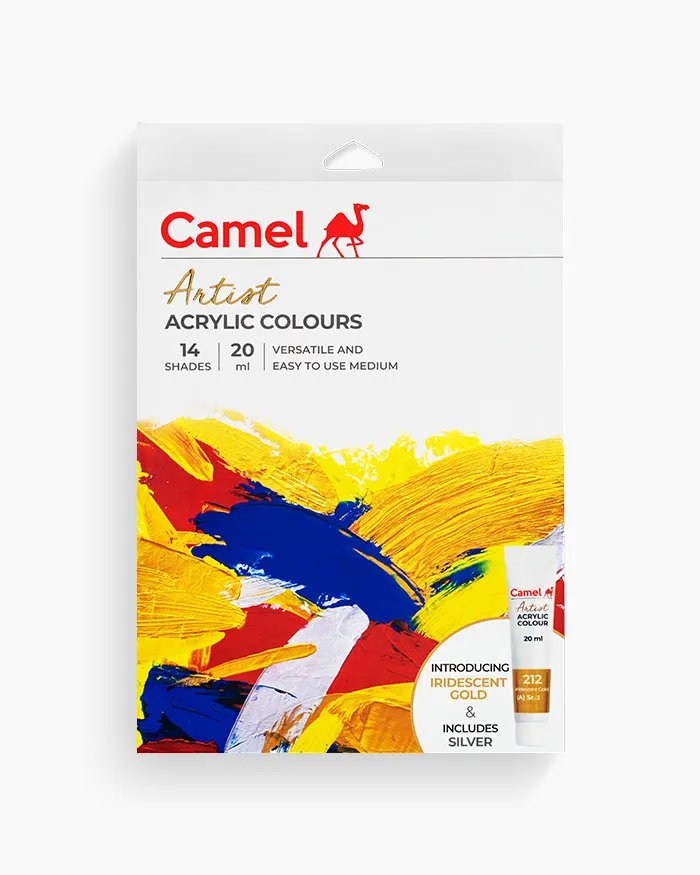 Camel Artist Acrylic Colours (20ml) - 14 Shades