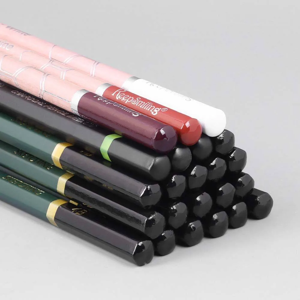 Keep Smiling Sketching Pencil Set 24 PCS