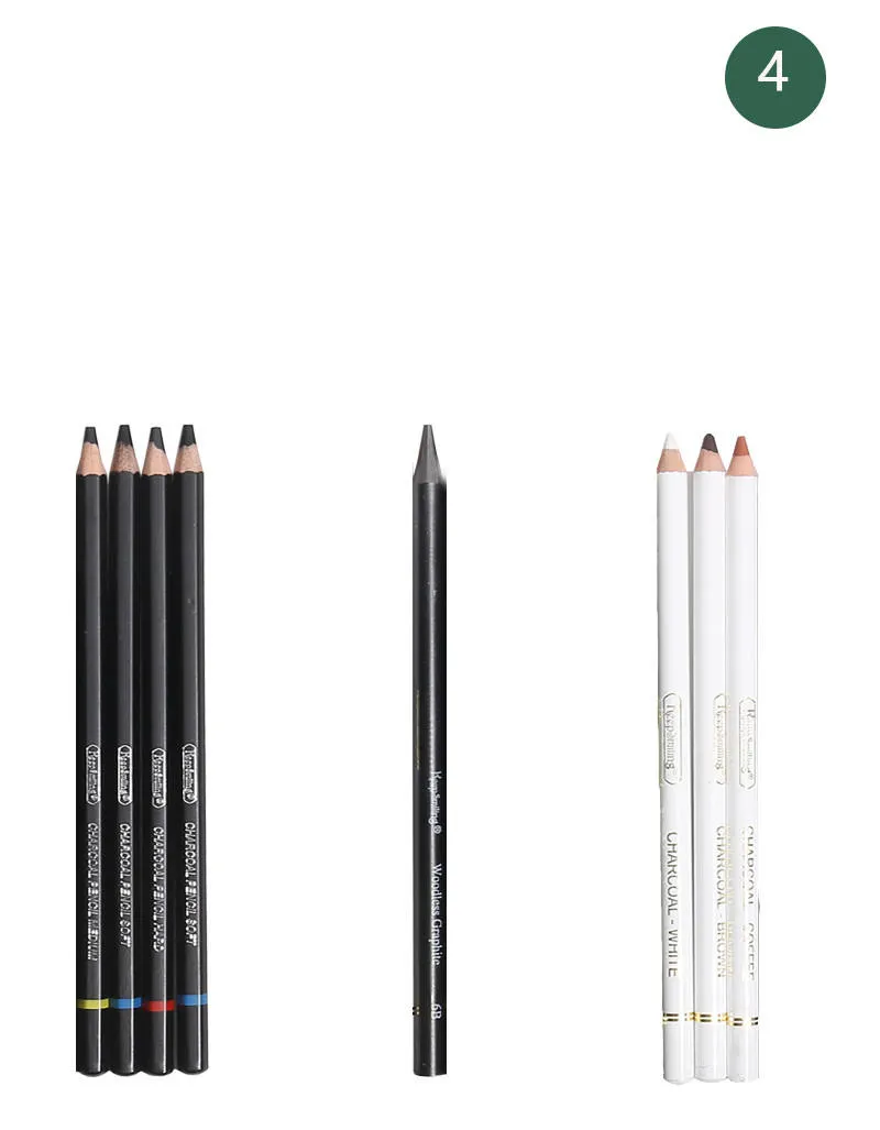 Keep Smiling Sketch Drawing Set 42 PCS - Thumbnail 3