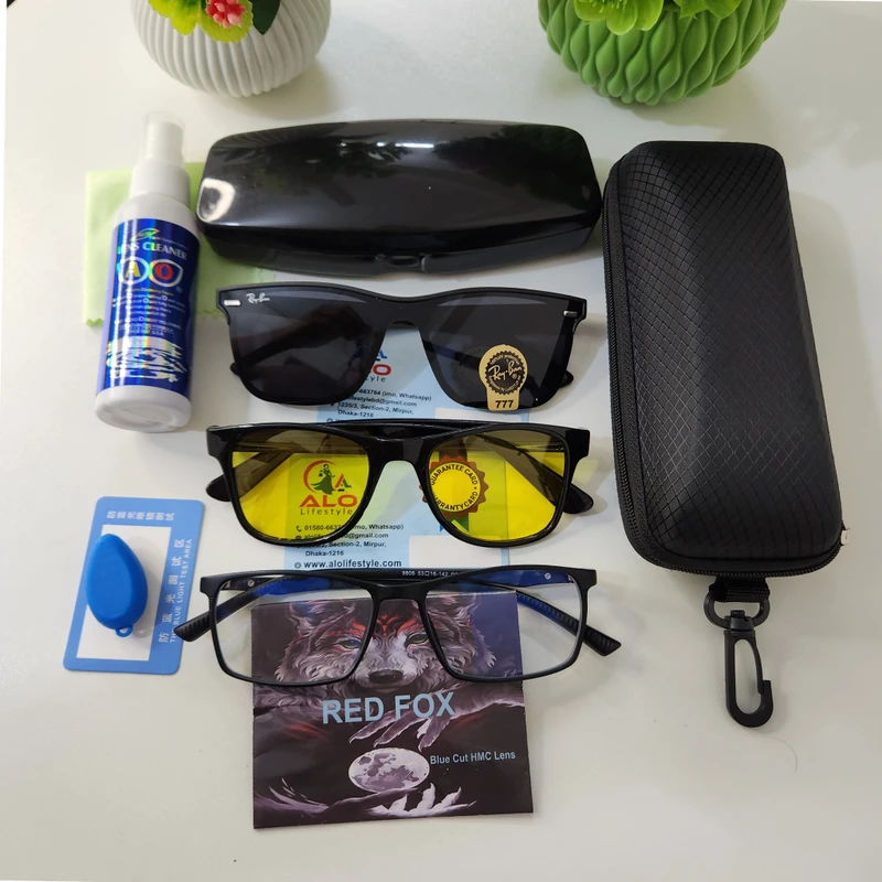 Red Fox A great blue cut sunglass combo pack - Image 3