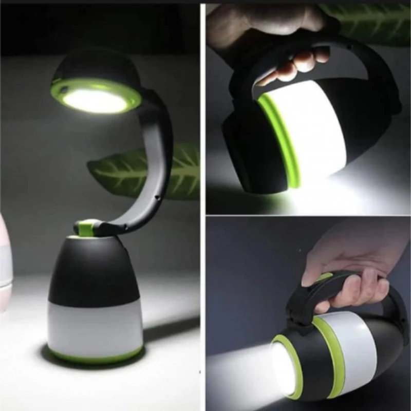 LED USB Rechargeable Camping Lights 4 in 1 Lead Folding Flashlight