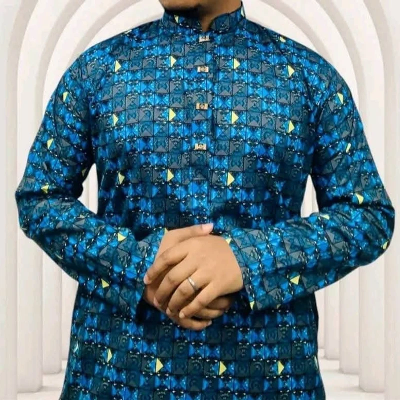 প্রিন্ট কটন পাঞ্জাবি c1