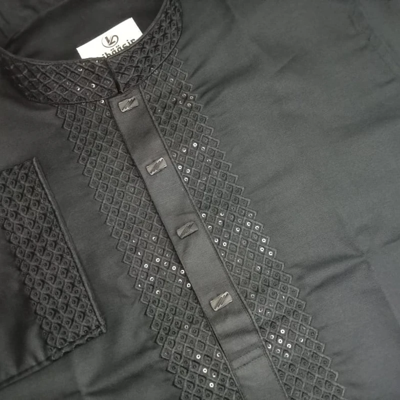 China Fancy Cotton Fabric Punjabi