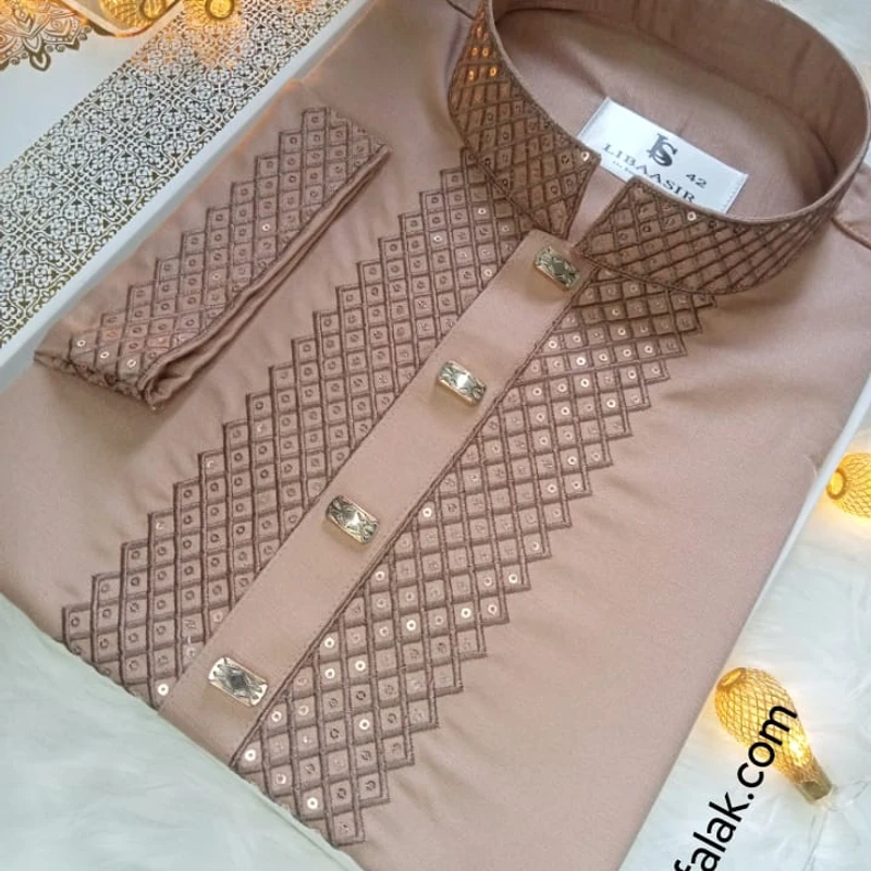 China Fancy Cotton Fabric Punjabi