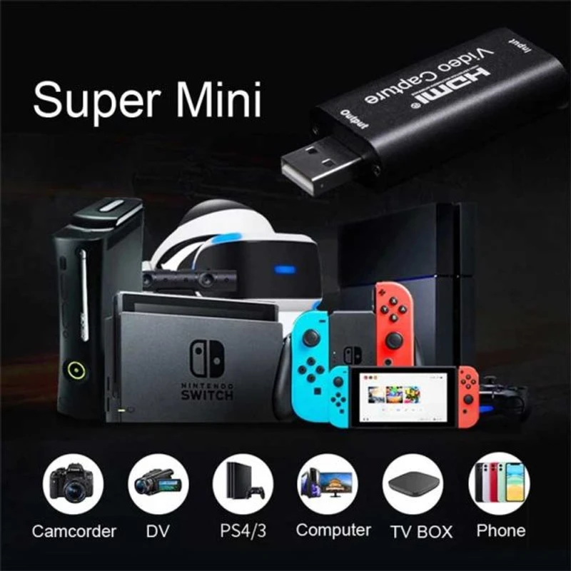 Video Capture Card 1080P 4K Hdmi To Usb Usb 2.0 Video Capture Device - Image 3