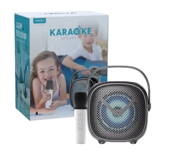 Portable Bluetooth Wireless Speaker with Wired Microphone