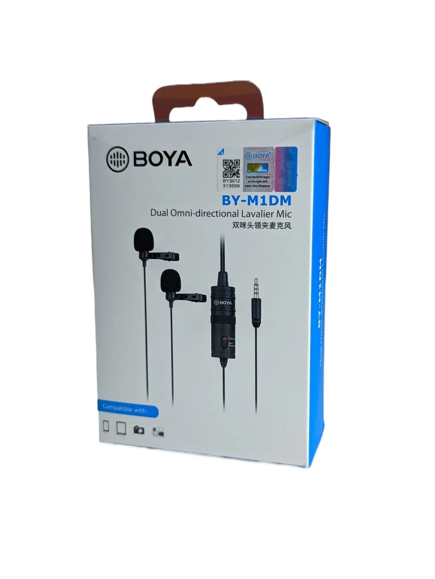 Boya Dual Clip Interview Microphone (BOYA M1DM)