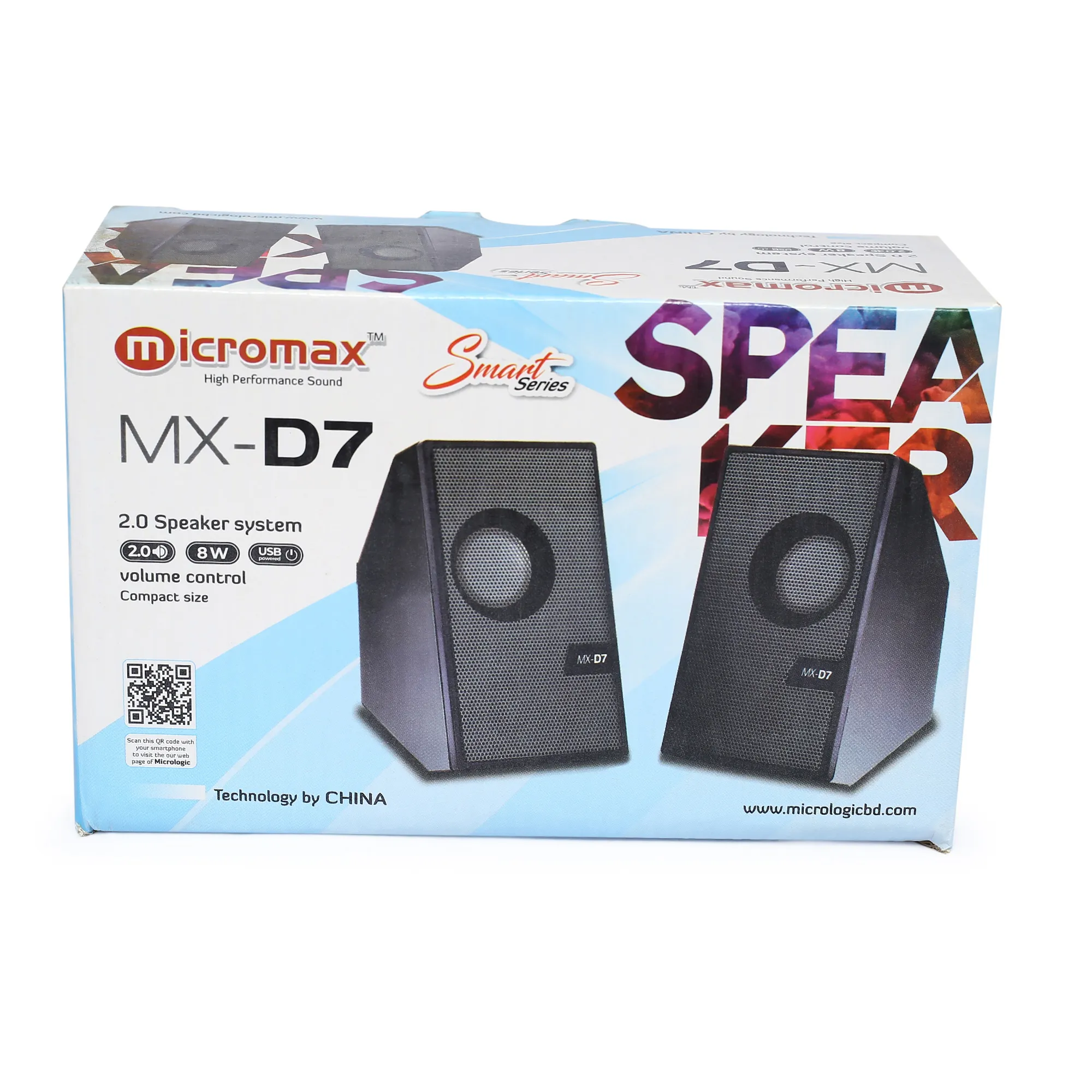 D7 Multimedia Speaker Mini Usb 2.0 - Speaker - Portable