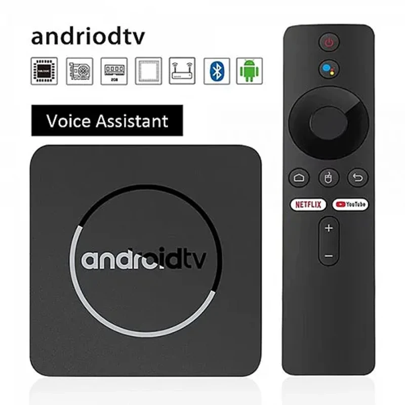 Binge TV Box Google TV/Android TV 2nd Gen 8K Ultra-HD Voice Remot