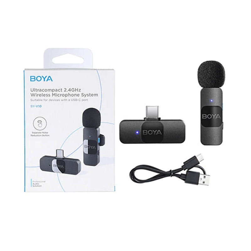 BOYA BY-V2 Wireless Microphone for iOS Devices