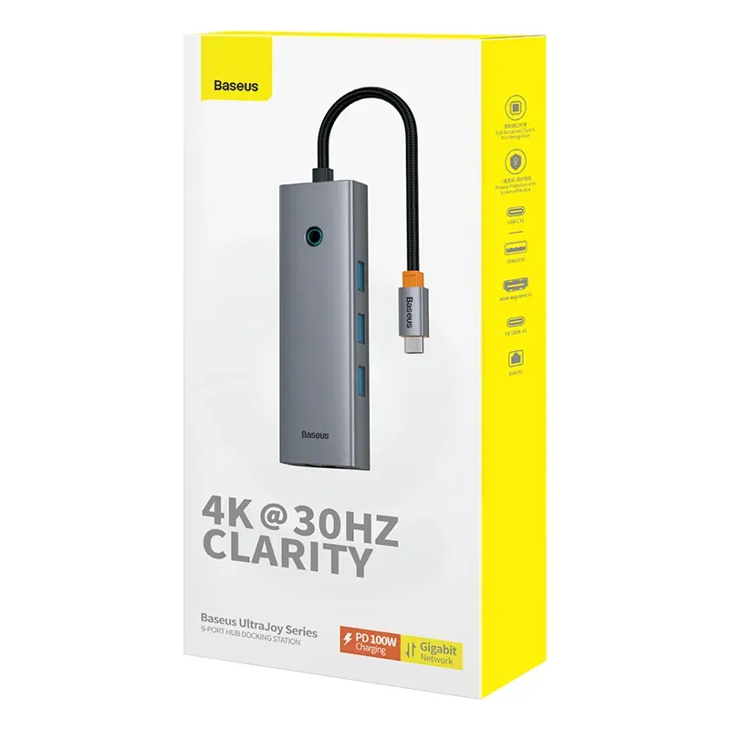 Baseus Ultrajoy Series 6 Port Hub