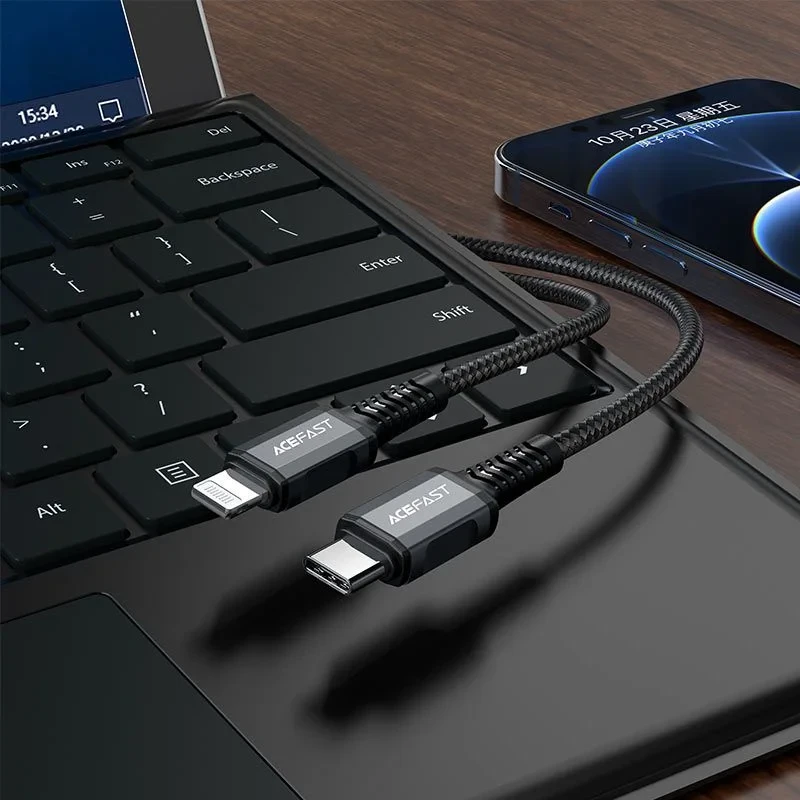 Acefast C1-01 USB-C to Lightning Charging Data Cable - 1.2m