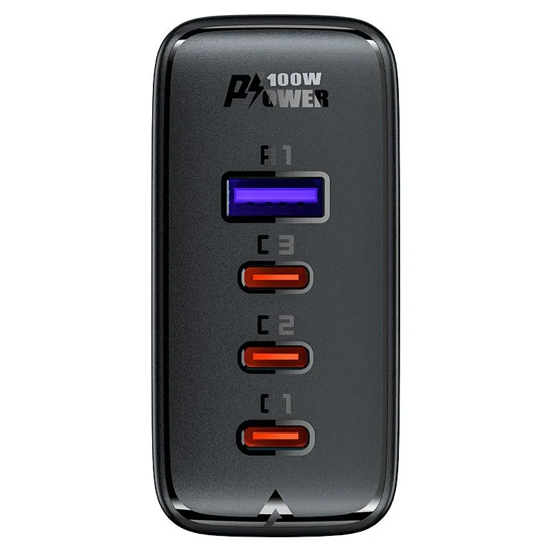 Acefast A39 PD100W GaN (3xUSB-C + USB-A) US (With Cable) - Image 3