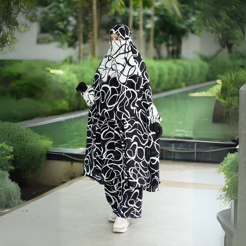 LUXURY KHIMAR SET.. CODE 033 - Image 3