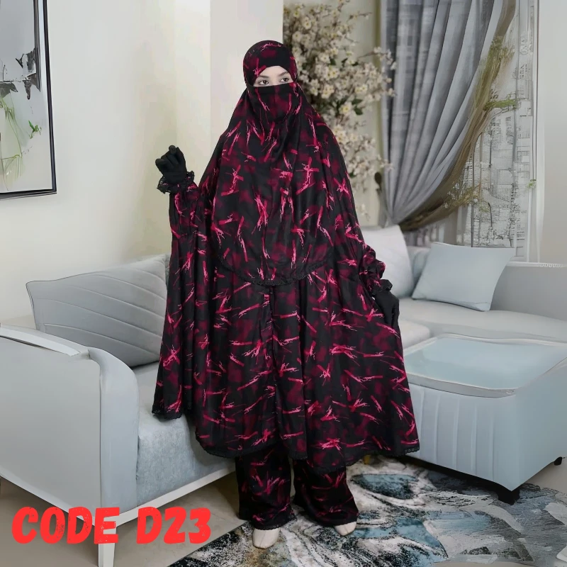 Khimar With Plazu : D23