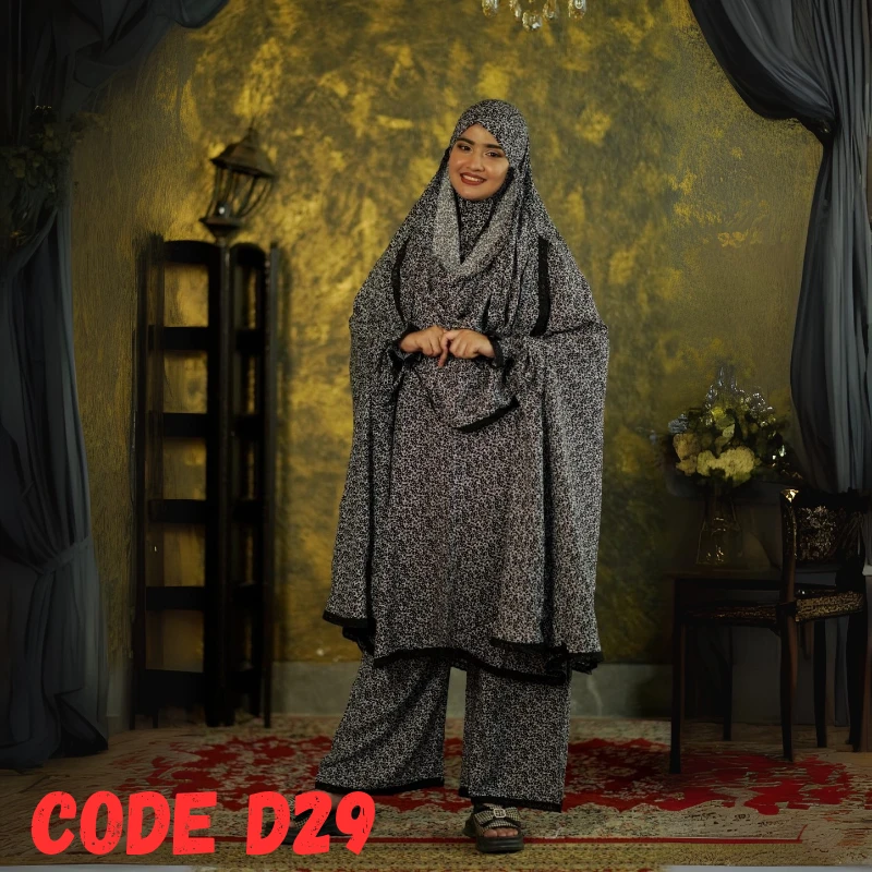 Khimar With Plazu : D29