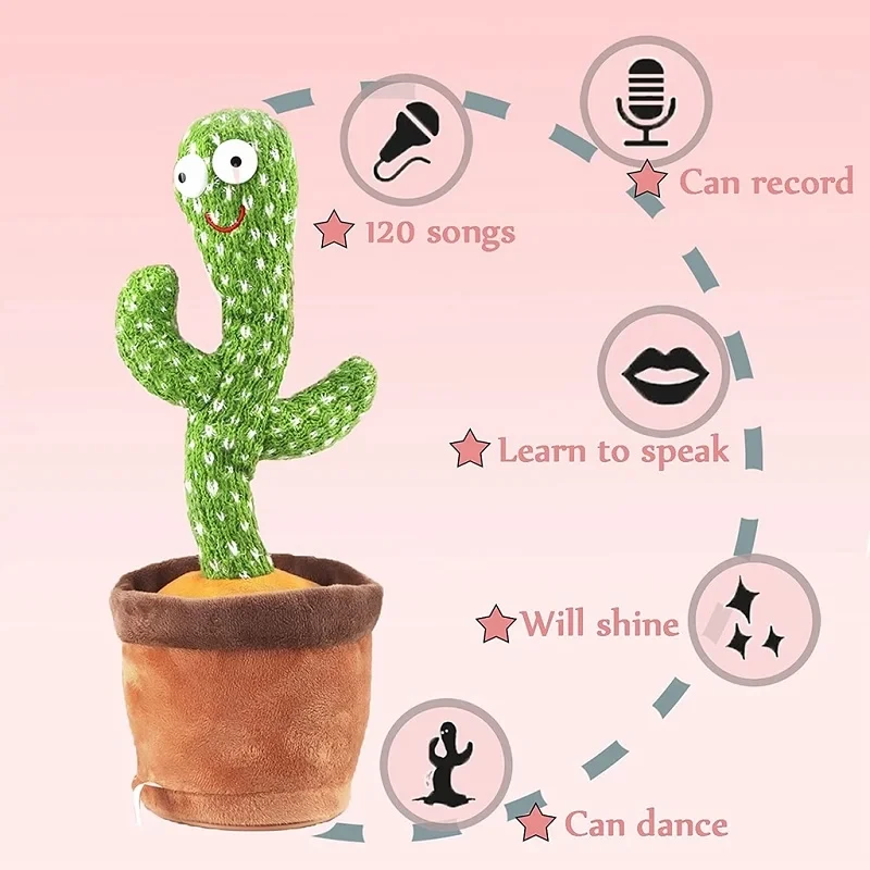 Dancing Cactus Toys বেবি ডান্সিং ক্যাকটাস