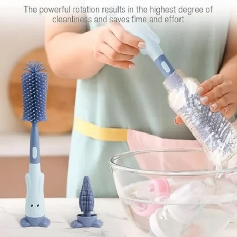 Silicone Feeder & Nipple Cleaning Brush