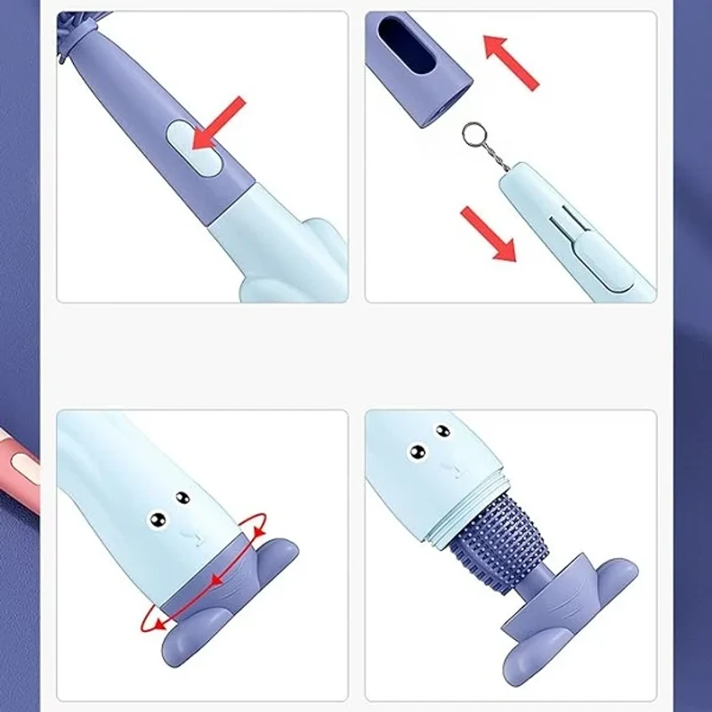 Silicone Feeder & Nipple Cleaning Brush - Image 4