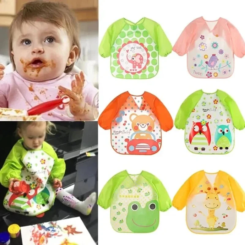 Long Sleeves Printed Bib – Random Desig