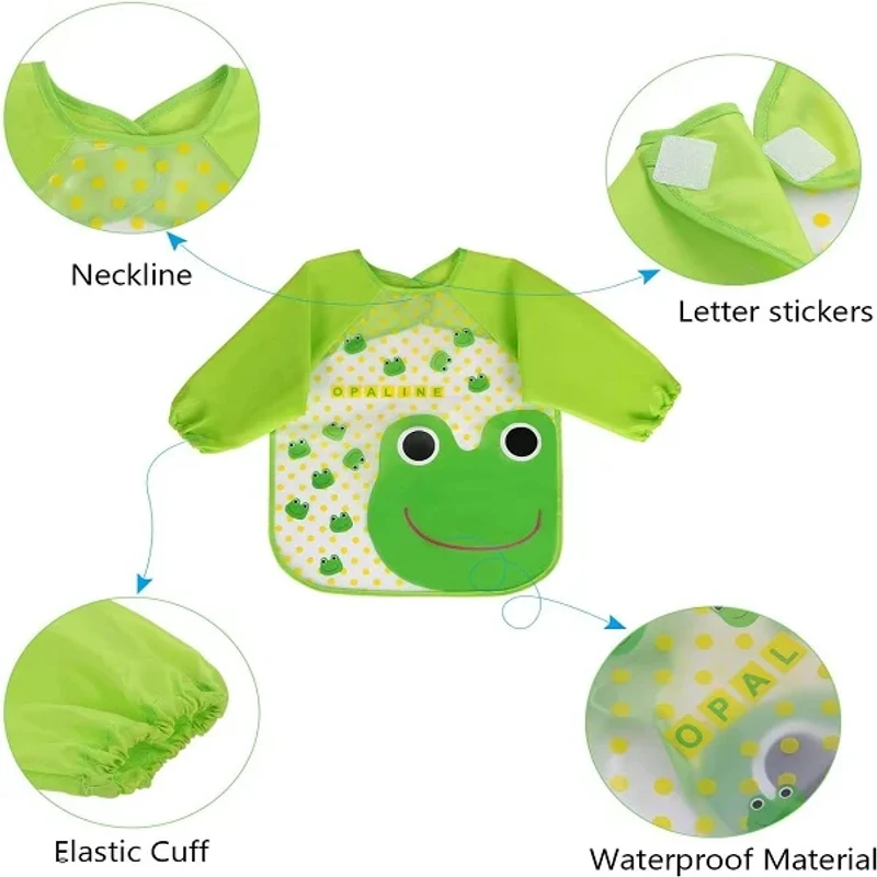Long Sleeves Printed Bib – Random Desig - Image 4