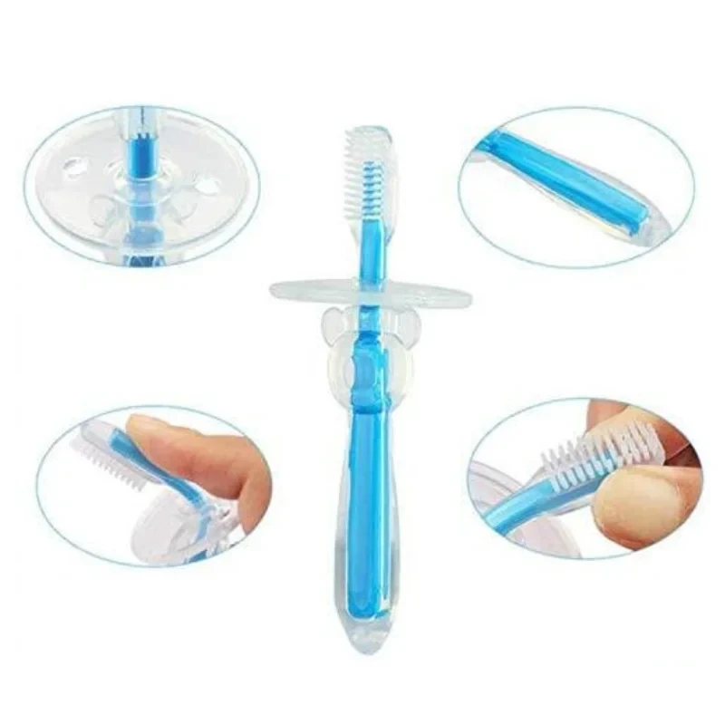 Silicone Teether Training Toothbrush - Image 4