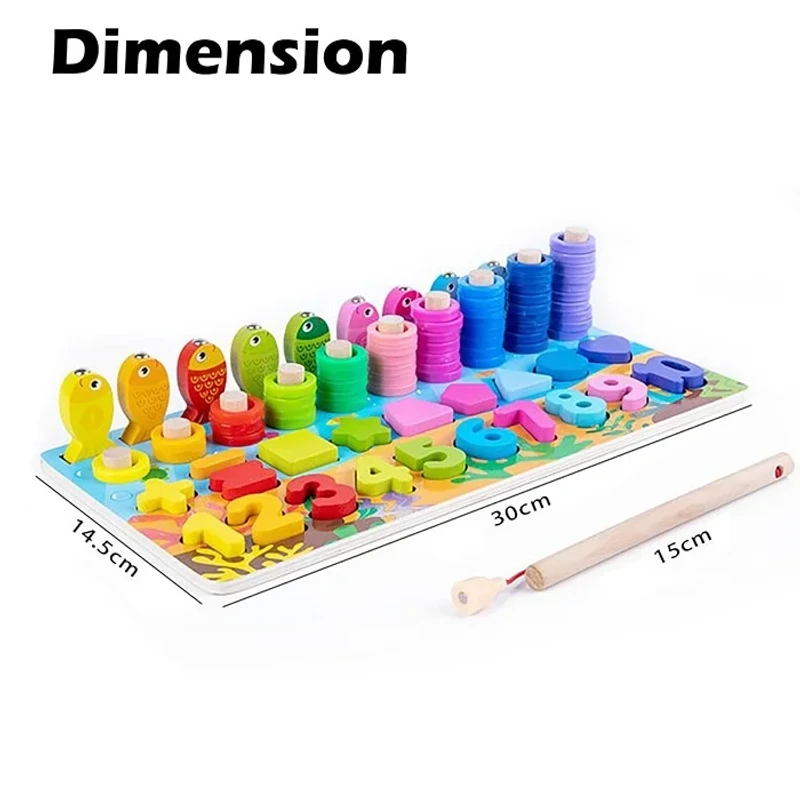 6in1 Magnetic Fishing & Sorting Toy - Image 4
