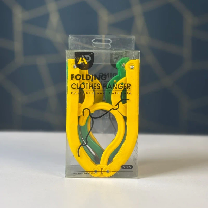 Folding Clothes Hanger ভাঁজযোগ্য কাপড় শুকানোর হ্যাঙ্গার - Image 3