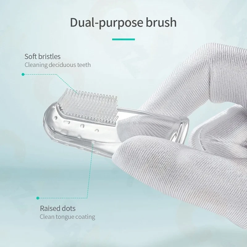 Silicon Soft Baby Finger Toothbrush - Image 3