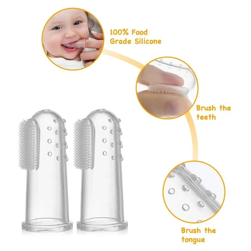 Silicon Soft Baby Finger Toothbrush - Image 4