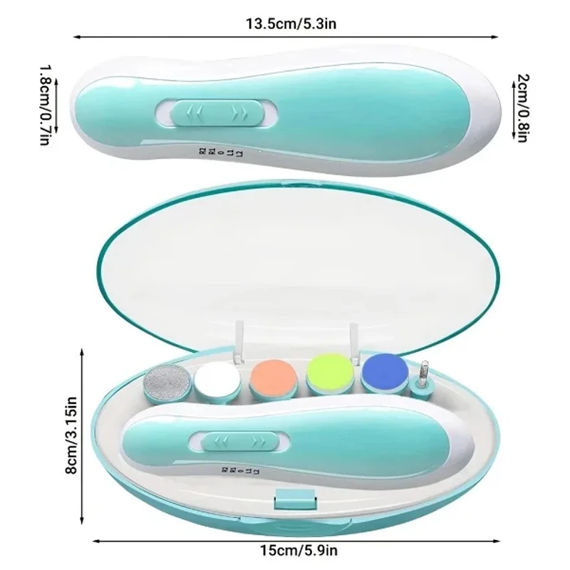 Electric Baby Nail Trimmer ইলেকট্রিক বেবি নেইল ট্রিমার - Image 3