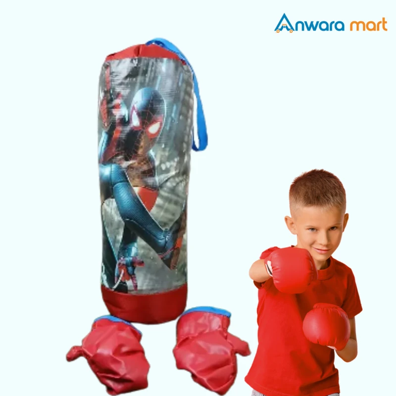 Boxing Punching Bag And Gloves Set