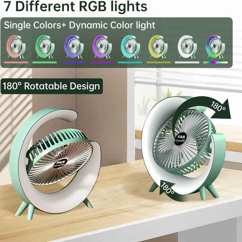 Colourful G63 Desktop Air Conditioner Fan S13-F1192 – USB Rechargeable with RGB LED & Water Mist | কালারফুল G63 ডেস্কটপ এয়ার কন্ডিশনার ফ্যান S13-F1192 – ইউএসবি রিচার্জেবল, আরজিবি এলইডি ও পানির মিস্ট ফিচারসহ