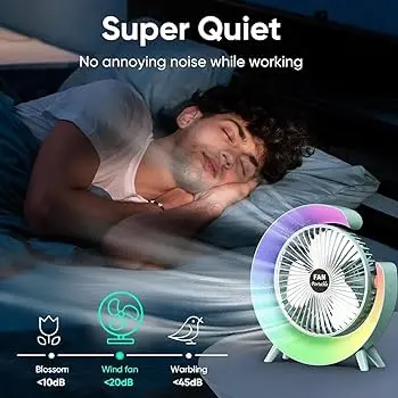 Colourful G63 Desktop Air Conditioner Fan S13-F1192 – USB Rechargeable with RGB LED & Water Mist | কালারফুল G63 ডেস্কটপ এয়ার কন্ডিশনার ফ্যান S13-F1192 – ইউএসবি রিচার্জেবল, আরজিবি এলইডি ও পানির মিস্ট ফিচারসহ - Image 4