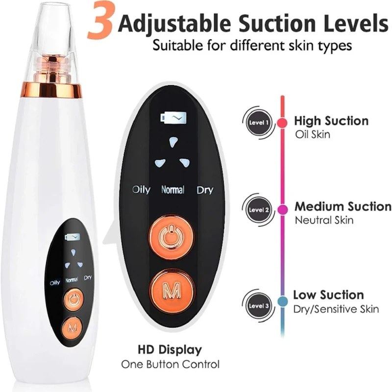 6 in 1 Multi-function Blackhead Remover Tools | Electric Derma suction Machine - Image 8